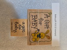 rubber stamps for crafting- gift for baby