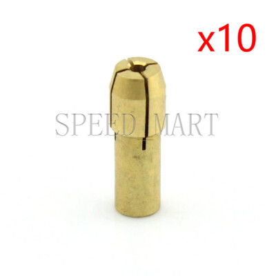 10 PCS Mini Drill Brass Collet Chuck for Dremel Rotary Tool 2.2mm Hot