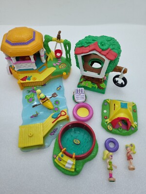 Polly Pocket Baumhaus Fluss Pool Set