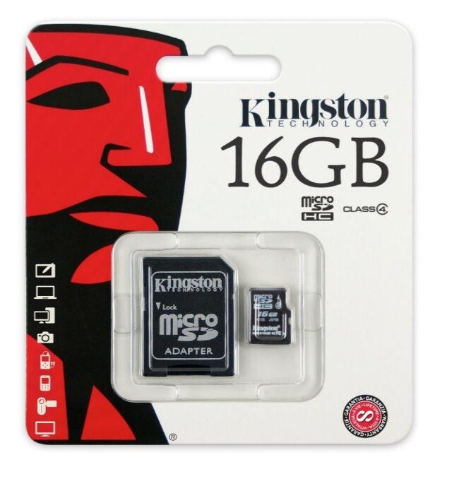 Kingston Micro SD Card 8GB 16GB 32GB 64GB 128GB w/ Adapter Memory