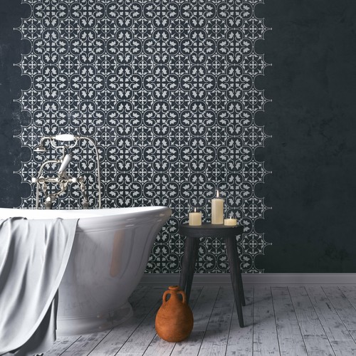 Marokkanische Boho ZAMORA Dizzy Duck Schablone zum Bemalen von Boden und Wänden - Bild 5 von 5