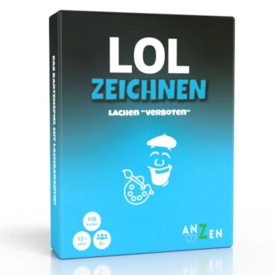 ANZEN LOL ZEICHNEN - Lachen "verboten" | Partyspiel | Gesellschaftsspiel | Kartenspiel