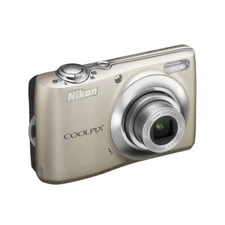 Nikon COOLPIX L22 CCD Retro Digital Camera Silver 12MP 3.6x Optical Zoom，3" LCD