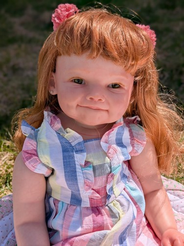 Reborn toddler girl baby. 30 inches. Authenic Raya by Ping Lau - Picture 6 of 15
