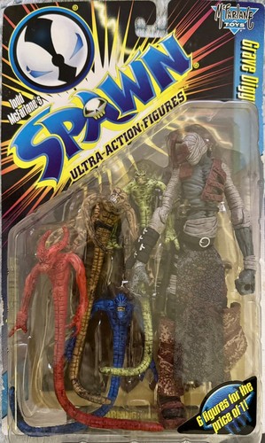 Spawn Grave Digger Action Figure McFarlane Toys New Sealed Six for Price of One