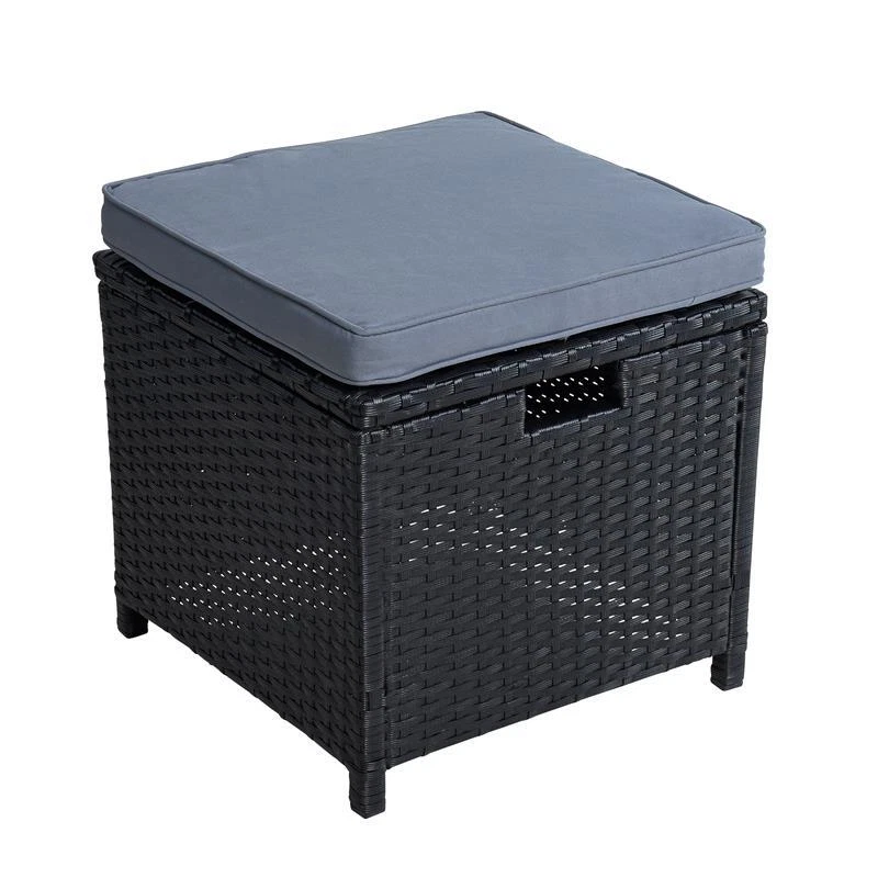 Polyrattan Essgruppe Lounge Möbel Set Sofa Gartenset Gartengarnitur Sitzgruppe - Bild 3 von 4