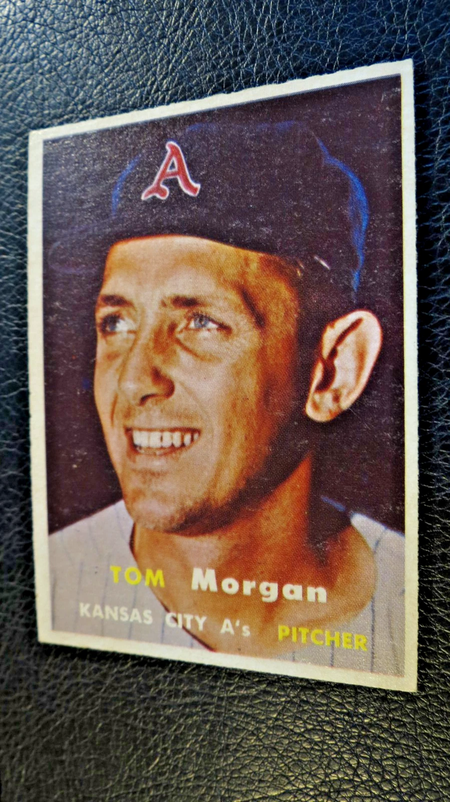 Tom Morgan trading card