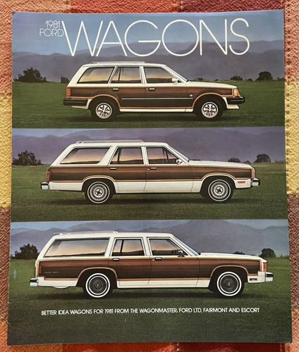 VINTAGE 1981 FORD WAGONS SALES BROCHURE - 第 1/4 張圖片