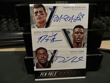 National Treasures Rookie Pen Pals Autograph Marcus Mariota Beckham Cobb 2015