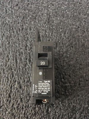 SIEMENS CIRCUIT BREAKER BQ120, 1 POLE, 20 AMP, 120/240 VAC LOT OF 10