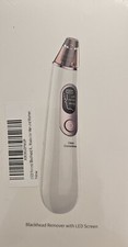 Blackhead Remover with LED Screen White/Rose Gold NEW Sealed