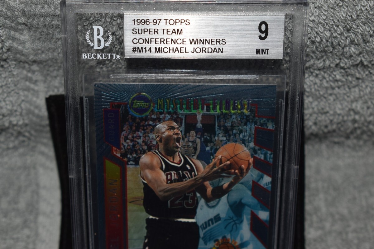 1996 Topps Mystery Finest Michael Jordan Super Team Conf Winner