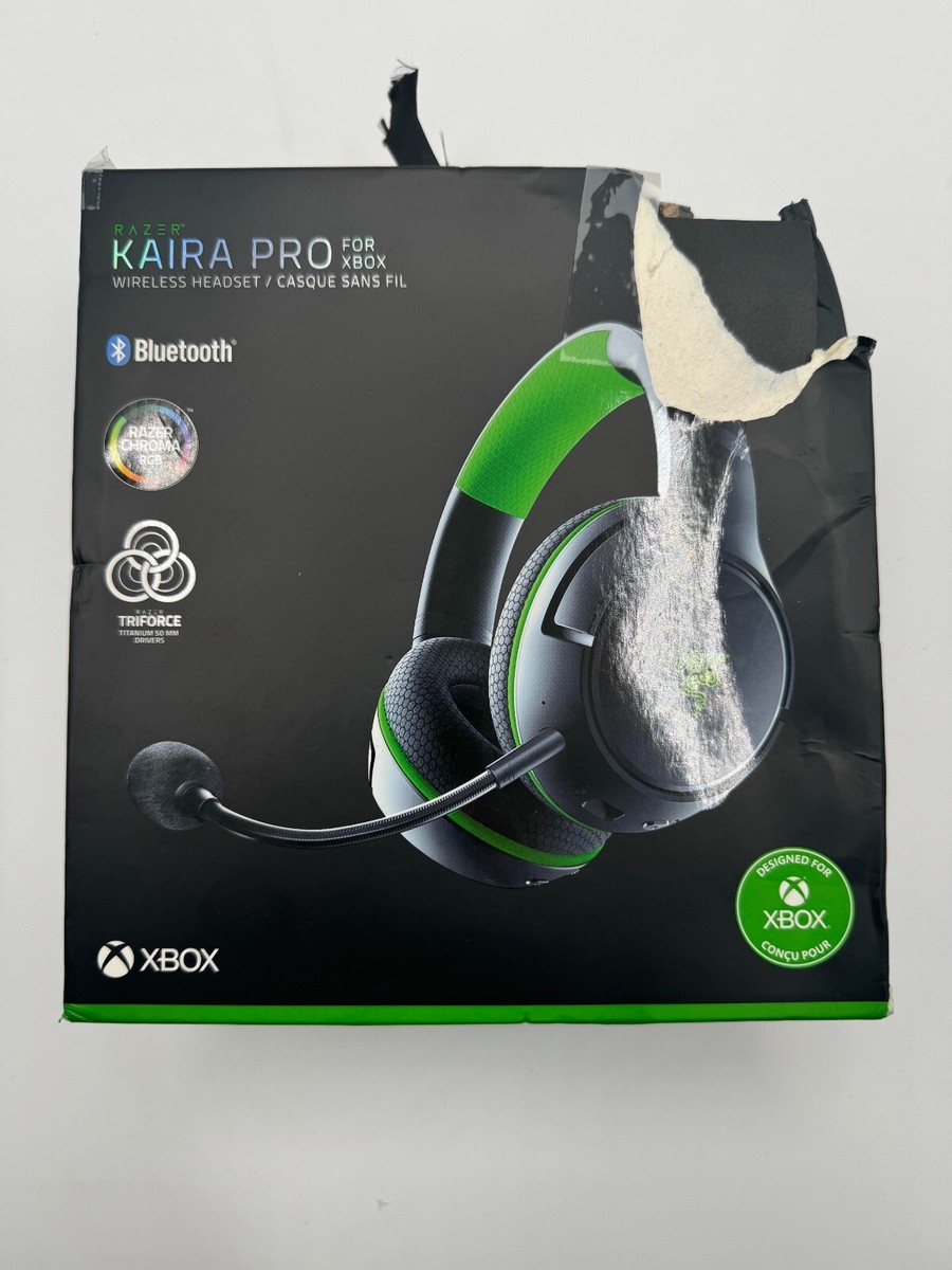 52▢RAZER Kaira Pro for Xbox NS0612-3 RAZER KAIRA PRO Wireless Headset For XBOX X|S/ONE TriForce