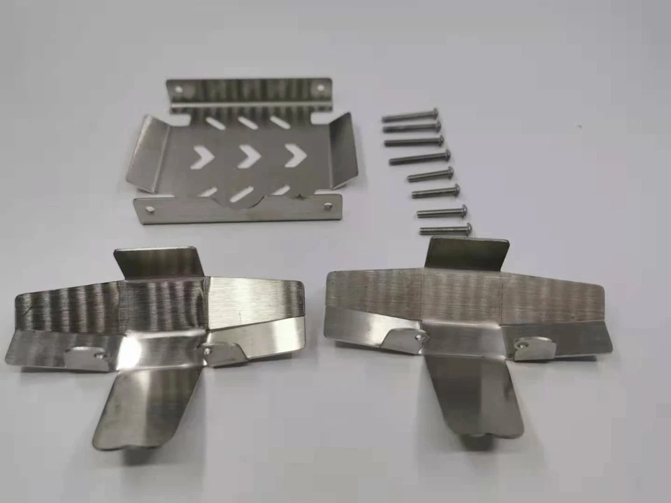 KEBEILEE stainless steel Chassis Armor Axle Guard Plate For LOSI LMT Monster 1:8 - Image 4 of 4