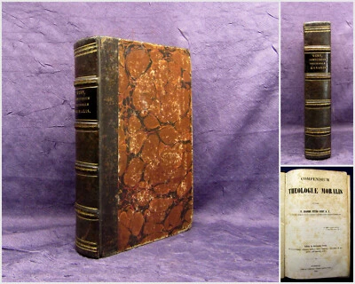 P. Joanne Petro Gury Compendium Theologiae Moralis 1862 Theologie Religion mb - Bild 1 von 4