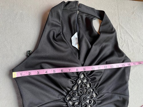 1970s Vintage Montgomery Ward Black One Piece/ Cutout Jumpsuit/ Romper/ Playsuit - Picture 5 of 11