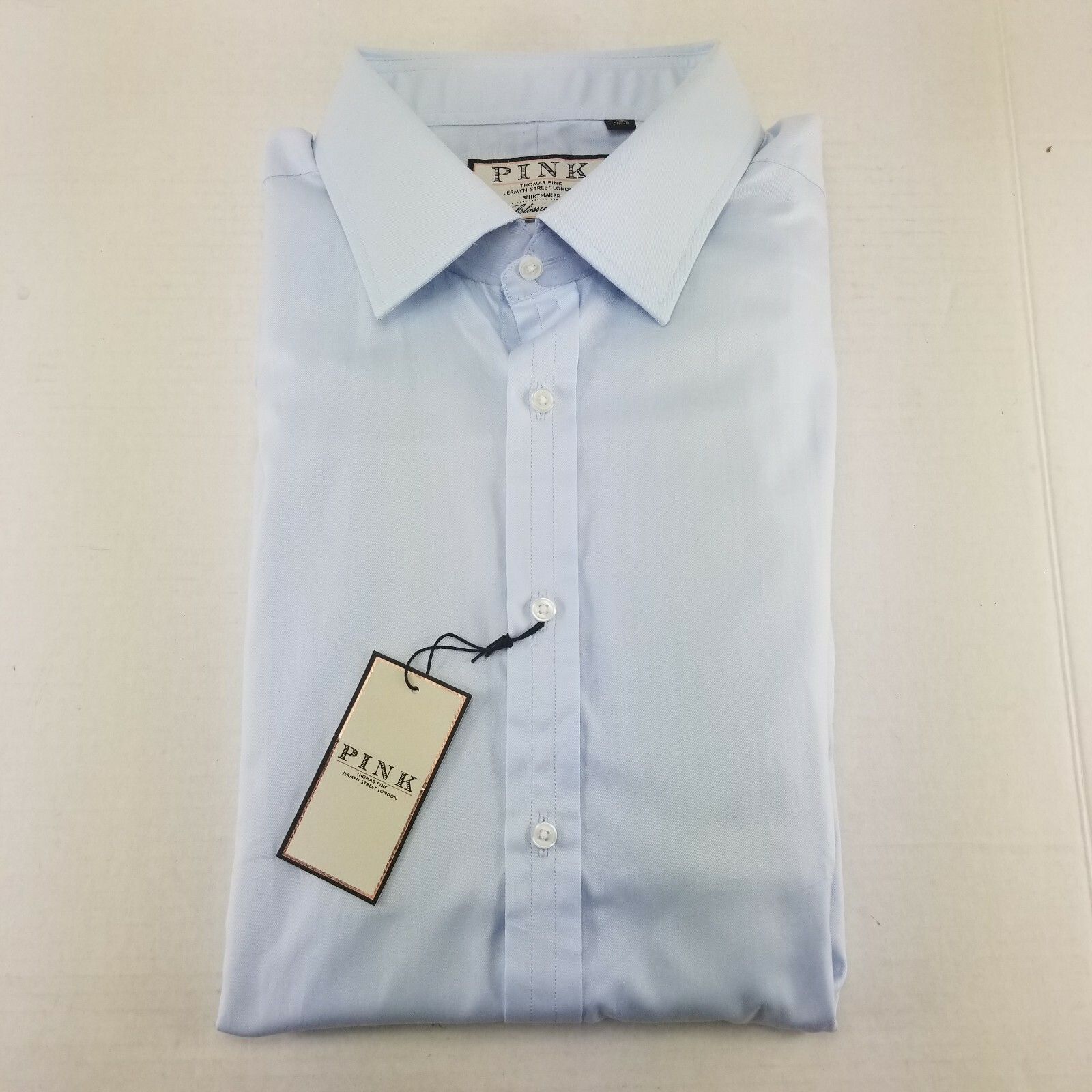 Thomas Pink Sterling Classic Fit Button 