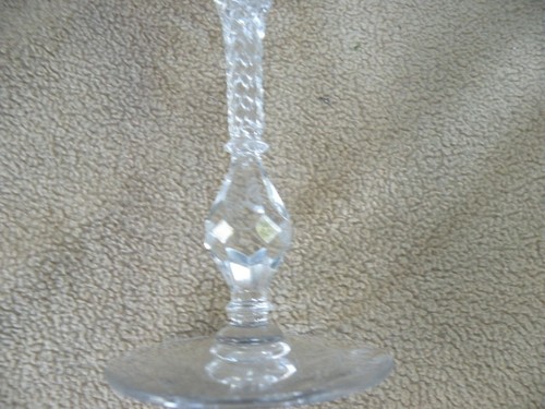 Stunning Vintage Etched Crystal water Goblets SEVEN - Picture 4 of 12
