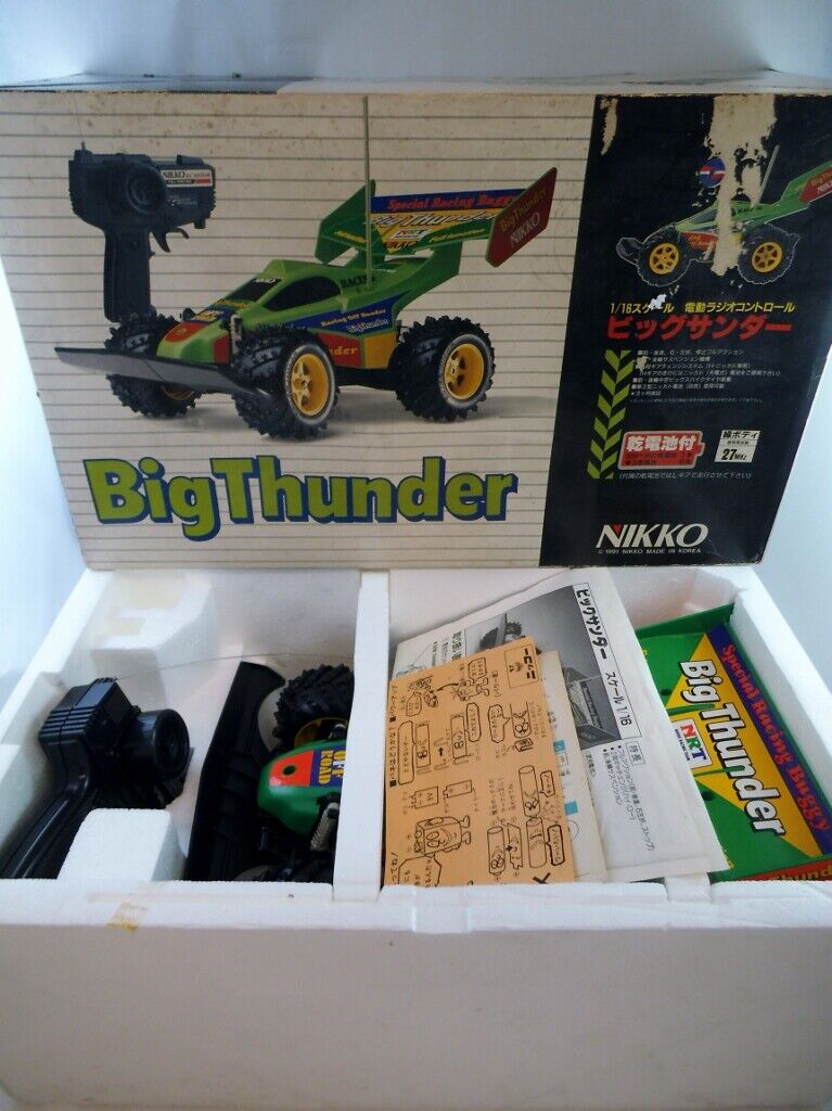 Vintage 1991 Nikko Japan 1/16 Big Thunder Buggy NOS Taiyo Tyco Tamiya Kyosho
