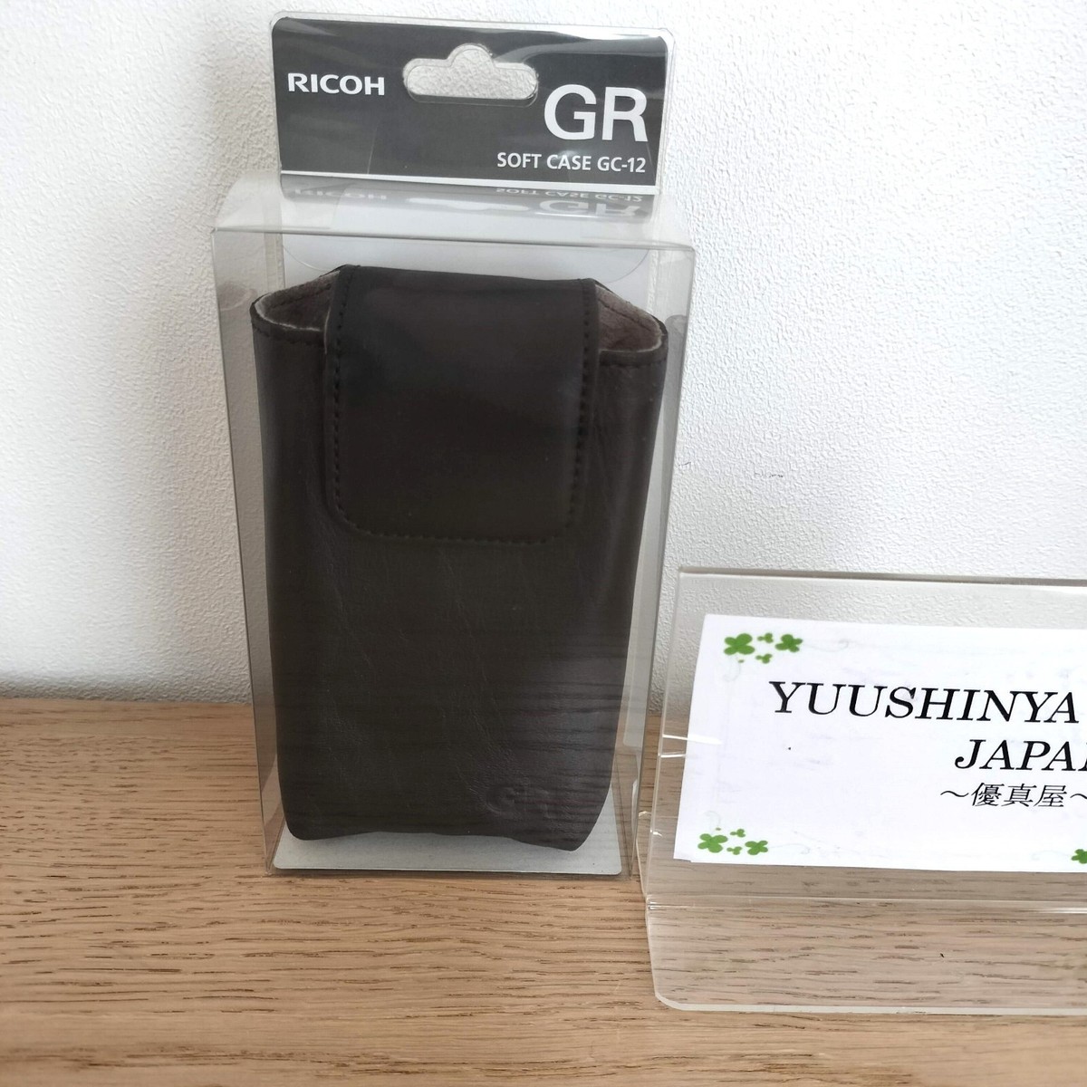 RICOH Genuine Leather Soft Case GC-12 color black made in Japan