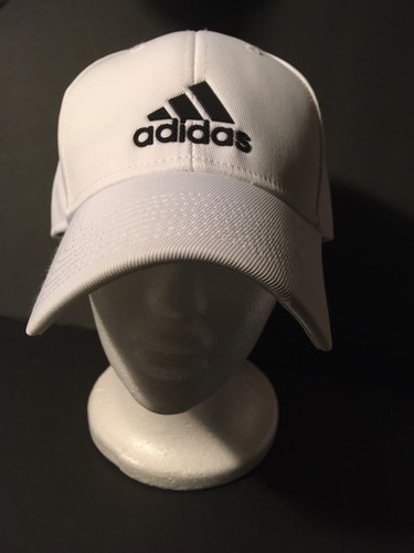 Adidas AeroReady White Hat Golfing Sports Casual Unisex Strapback Adjustable