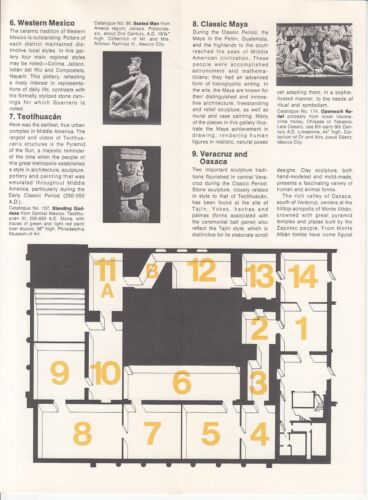 Before Cortes: Sculpture of Middle America Met Museum of Art NYC 1970 Brochure - Picture 2 of 2