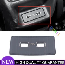 Rear USB Socket Switch Cover Strip Trim For Honda Civic 2022-2023 Black Titanium