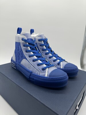 Dior B-23 High Top Blau Herren BRANDNEU