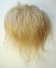 Troll Wig Replacement Icelandic Mohair Doll Hair 4 x 4" Beige Free Shipping