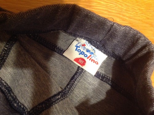 Mädchen Leggings 110 blau Toppolino - Bild 4 von 4