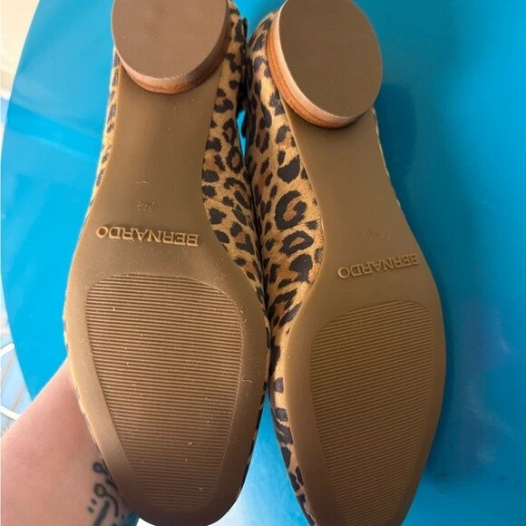 NWT Bernardo Brown and Black Leopard Print Flats - Image 4 of 4