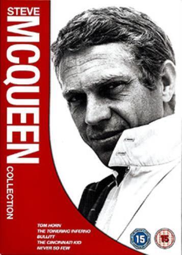 Steve McQueen - Tom Horn/Towering Inferno/Bullitt/The Cinncinatti - Region 2 DVD - Picture 1 of 1
