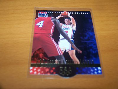 TEAM USA JOHN STOCKTON 1996 UPPER DECK USA #38 JS2 DIE-CUT