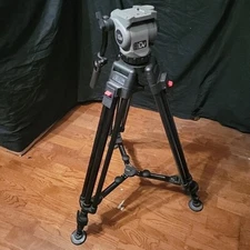 Cartoni HiDv Cinema Tripod Legs Sticks 75mm Action Pro Fluid Head