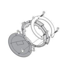 Fitting flange Givi Tanklock tank bag BMW R1200RT 2008-2013