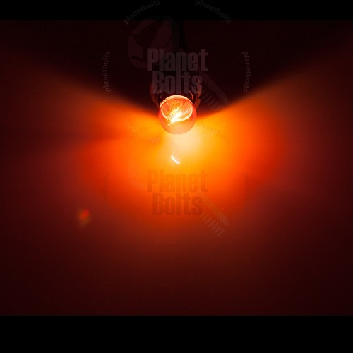 Amber 4x Light Bulb Turn Signal Blinker Dual Filament Glass 1157 BAY 15D 21W 5W - Picture 3 of 3