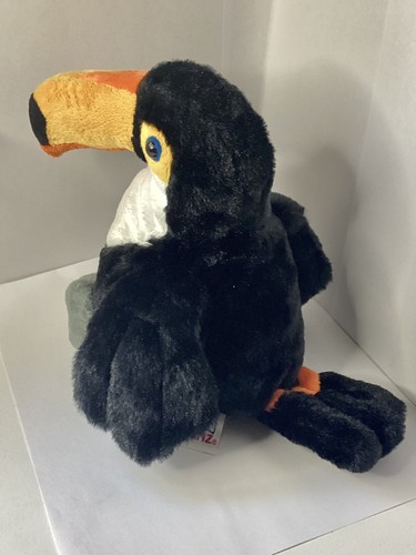 Webkinz Toco Toucan Plush Stuffed Animal Ganz Black No Code - Picture 3 of 4