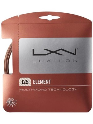 THREE (3X) SETS: LUXILON ELEMENT 16L (1.25) CO-POLYESTER TENNIS STRINGS