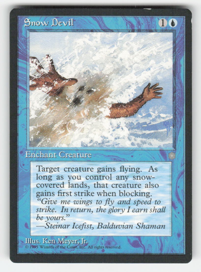 1995 Snow Devil Ice Age MTG