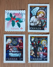 Complete Canada used stamp set: 2011 Christmas