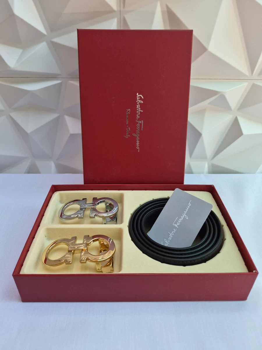 Salvatore Ferragamo Gold Belts for Men for sale - eBay display picture 1