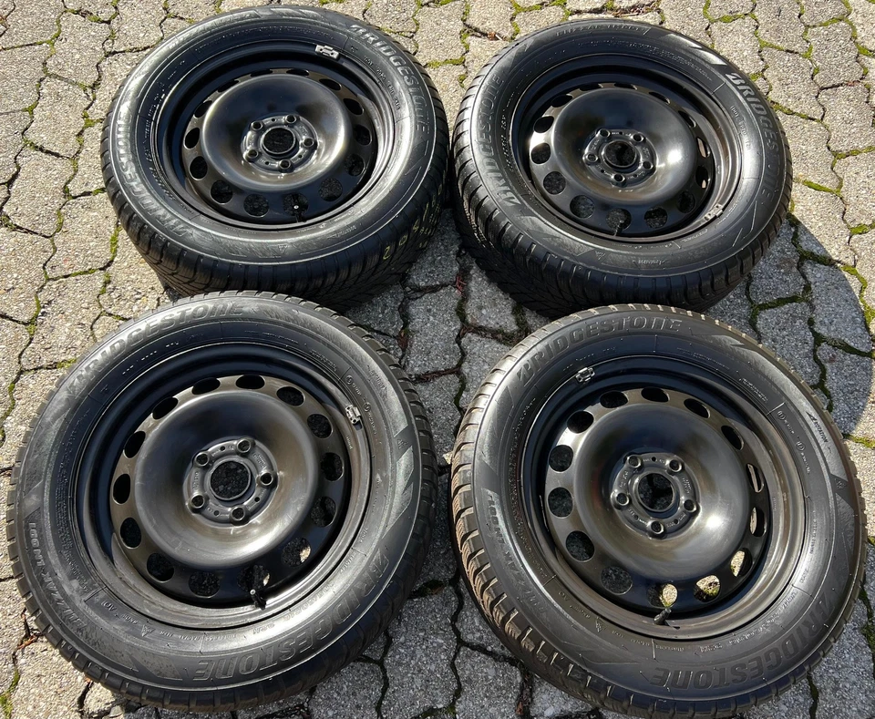 4 WINTERRÄDER AUDI Q2 GA VW T-ROC A11 205/60R16 92H BRIDGESTONE 2019 FREIHAUS - Bild 2 von 4