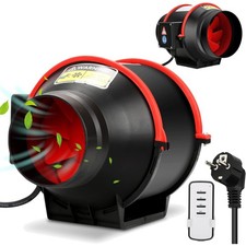 150 mm Einstellbar Rauchabzug Rohrventilator Inline-Kanalventilator, 540 m3/h...