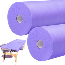 2 Rolls Disposable Non Woven Bed Sheets 24 X 71 Inch Massage Table Paper Covers