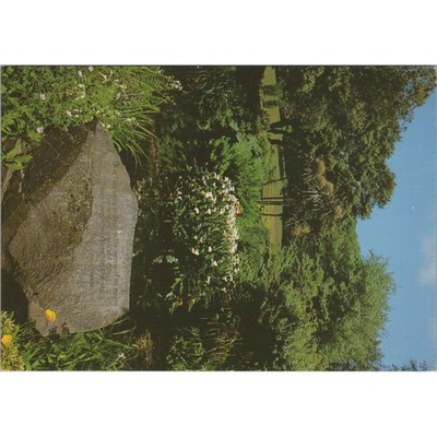 Postkarte Cwmdonkin Park Swansea Südwales Dylan Thomas Zitat