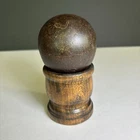 Civil War Cannonball 3” With Display