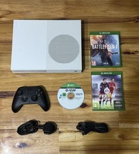 Xbox One s gaming Console black Series X Controller + FC25 3 games great cond