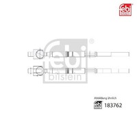 Axialgelenk, Spurstange Febi Bilstein 183762 FüR Toyota