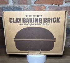 Vintage Henry Watson Terracotta Clay Baking Brick Roaster Suffolk Collection