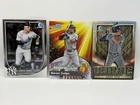 2025 2023 Bowman Chrome Aaron Judge 3 Card Lot - New York Yankees 🔥